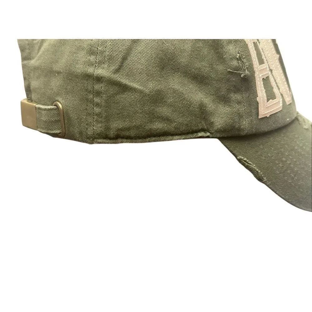 BIRDS" distressed dad hat, a vintage-inspired baseball cap - Picture 6 of 6